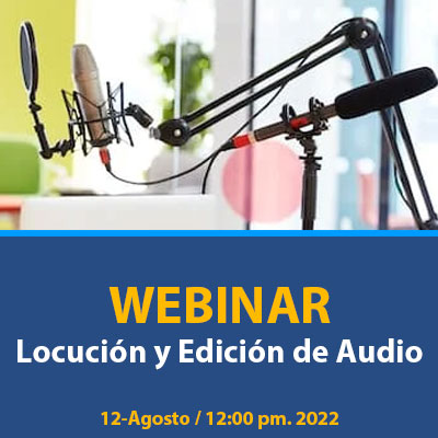 Webinar locución y edición de audio
